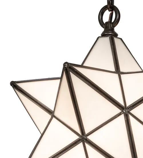 12"W Moravian Star Pendant