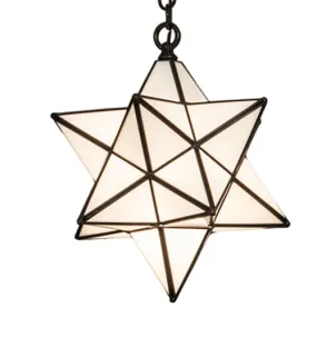 12"W Moravian Star Pendant