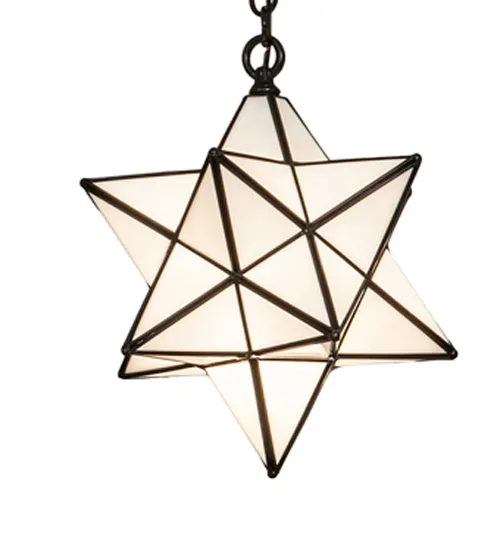 12"W Moravian Star Pendant