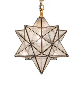 12"W Moravian Star Pendant