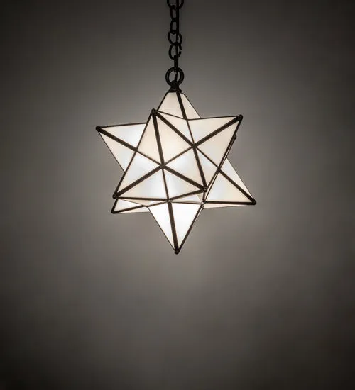 12"W Moravian Star Pendant