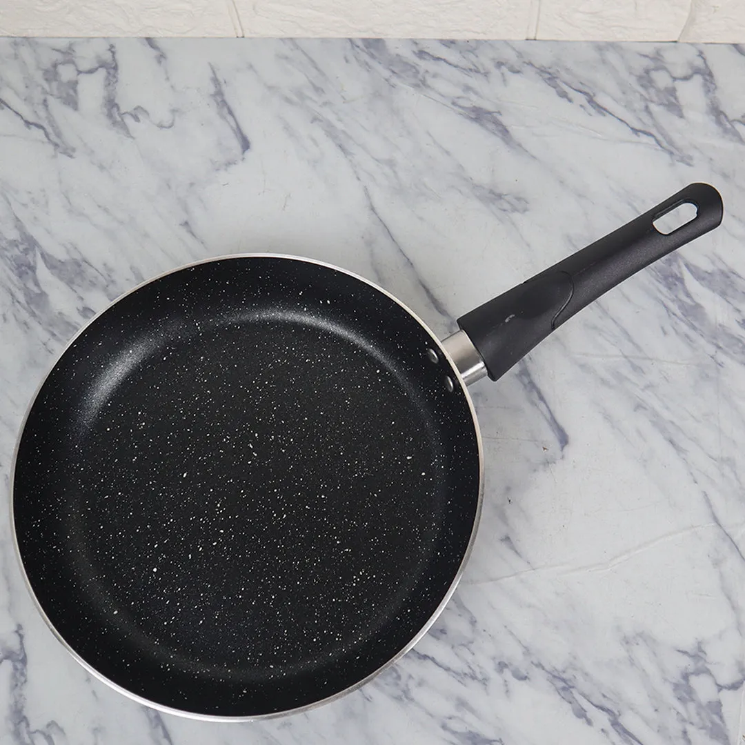 17 Pieces Non-Stick Marble Coat Elite Gift Pack Set Black