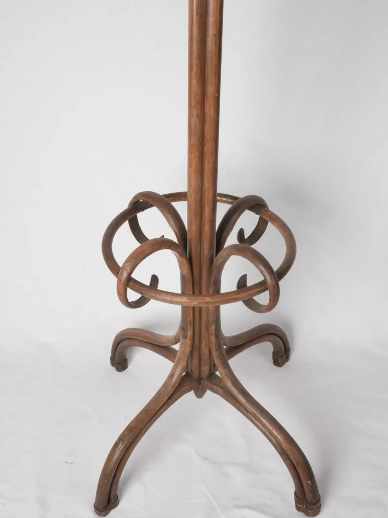 1930s French Thonet-style coat rack from Lyon 78¾"