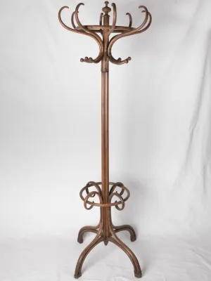 1930s French Thonet-style coat rack from Lyon 78¾"