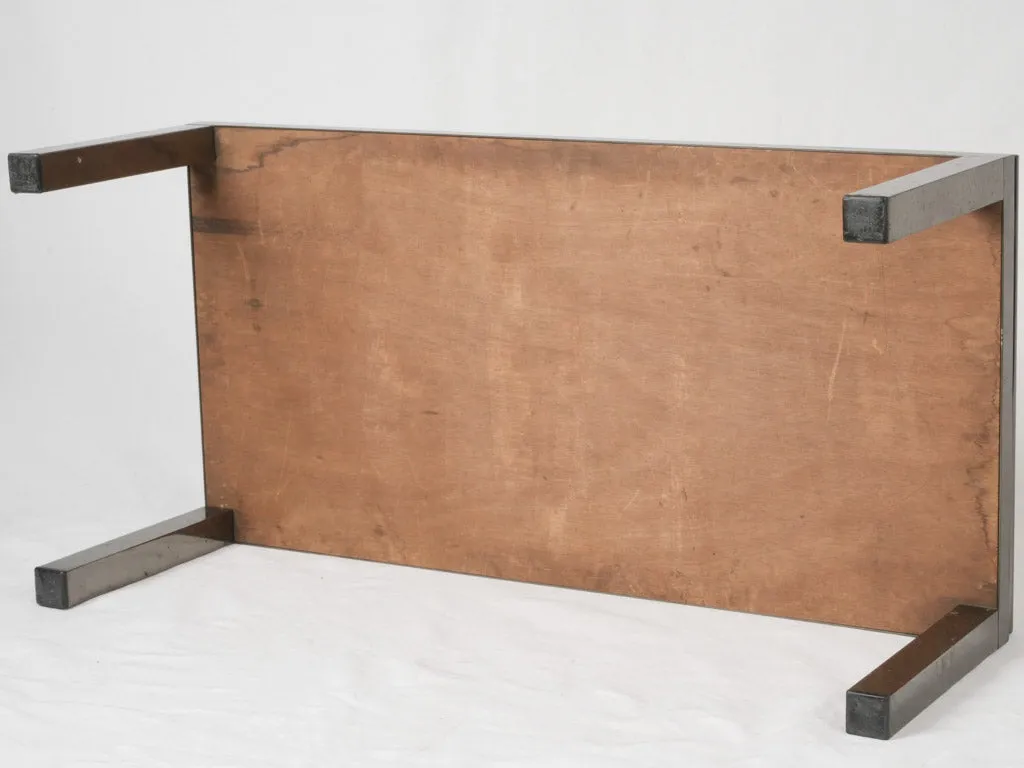 1960s Maison Baguès-style coffee table w/ 24-carat gold leaf top
