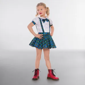 1st Position Tartan Schoolgirl Outfit with Bow
