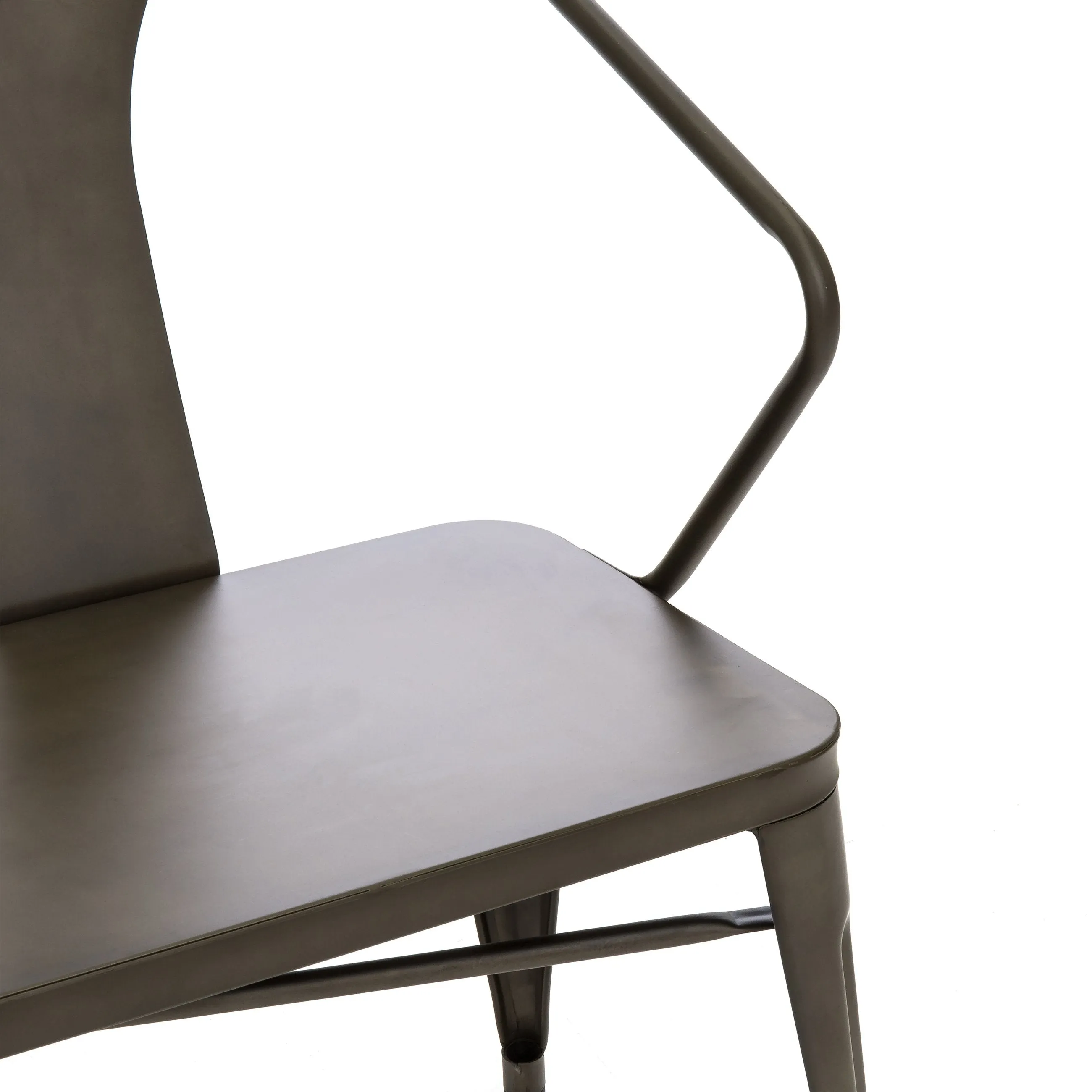 2-Person Industrial Vintage Metal Bench