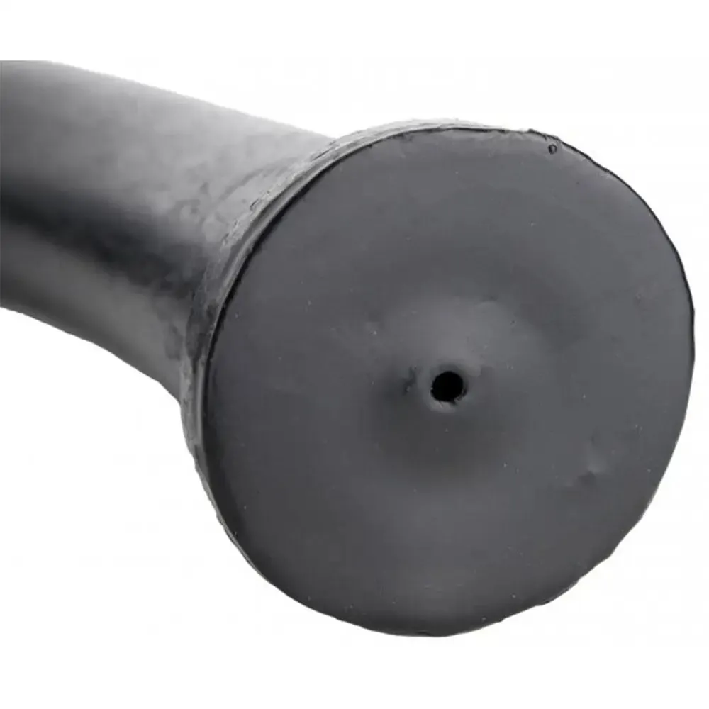 35-inch Silicone Black Large Realistic Dildo with Central Hole