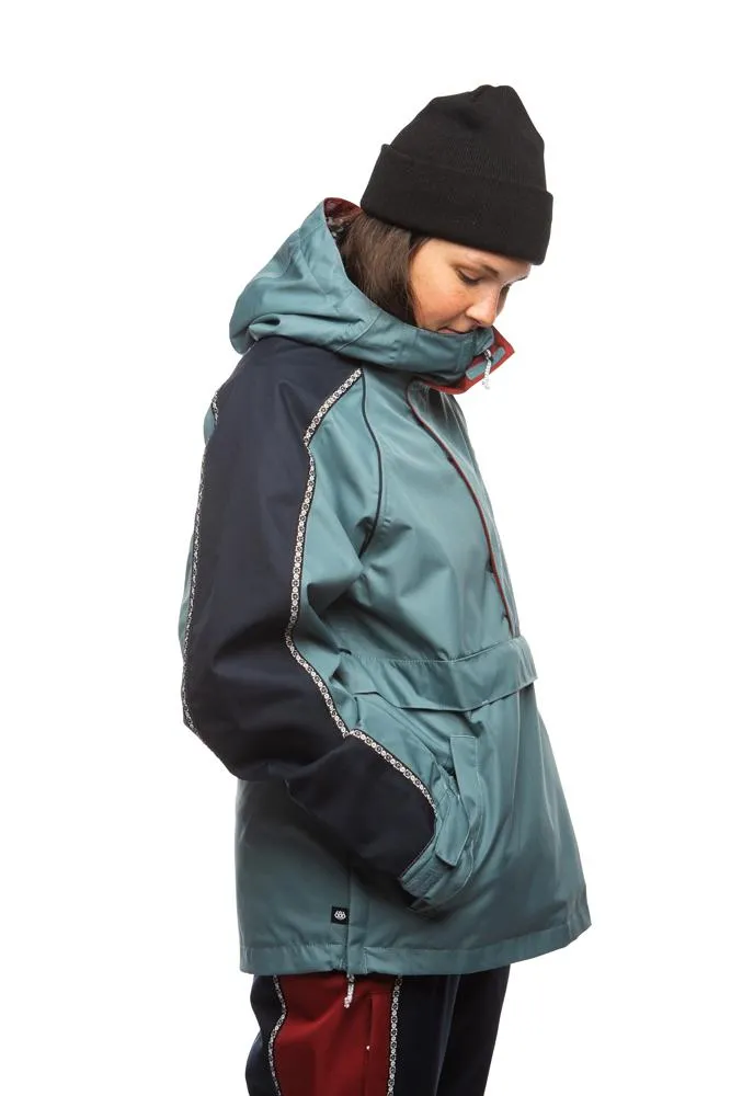 686 Women's Borderless Catchit Anorak Track Shell Jacket