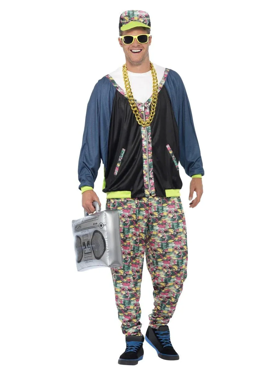 80s Hip Hop Costume Adult Vanilla Ice Track Suit