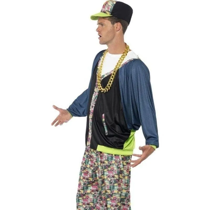 80s Hip Hop Costume Adult Vanilla Ice Track Suit