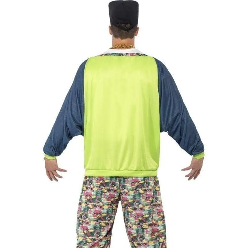 80s Hip Hop Costume Adult Vanilla Ice Track Suit