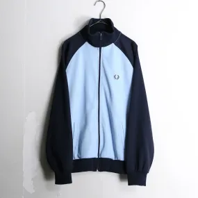 90’s “FRED PERRY” blue×navy track jacket