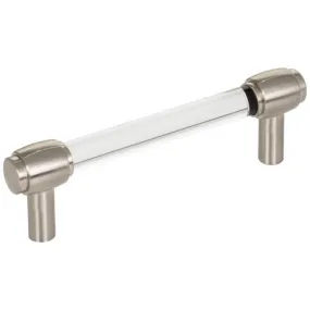 96 MM CENTER-TO-CENTER SATIN NICKEL CARMEN CABINET BAR PULL #775-96SN