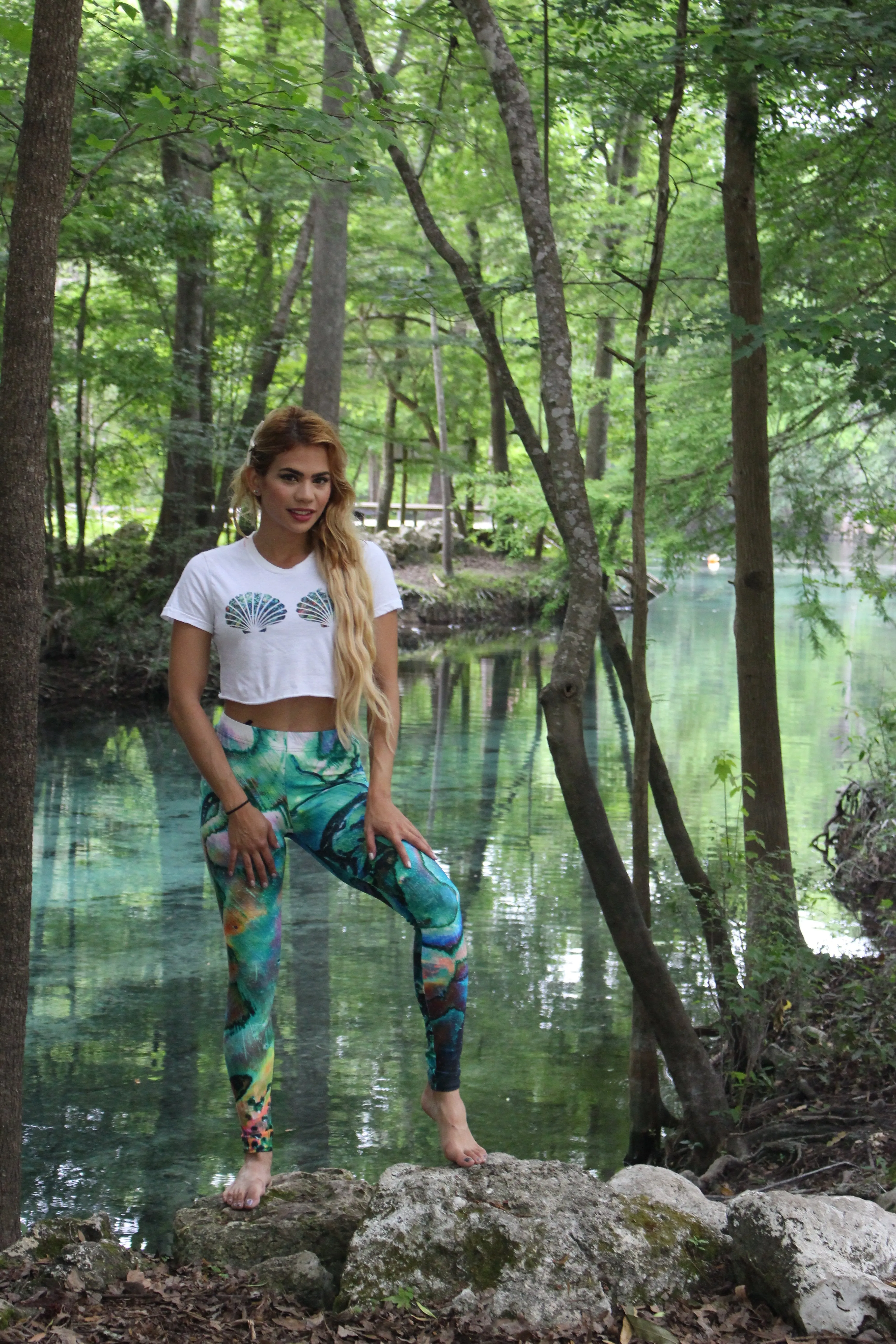 Abalone Mermaid Leggings