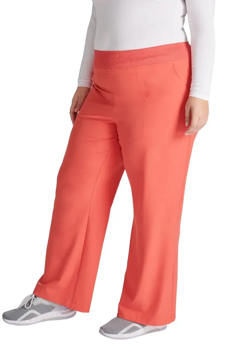 Allura Women's Wide Leg Scrub Pant | Cayenne