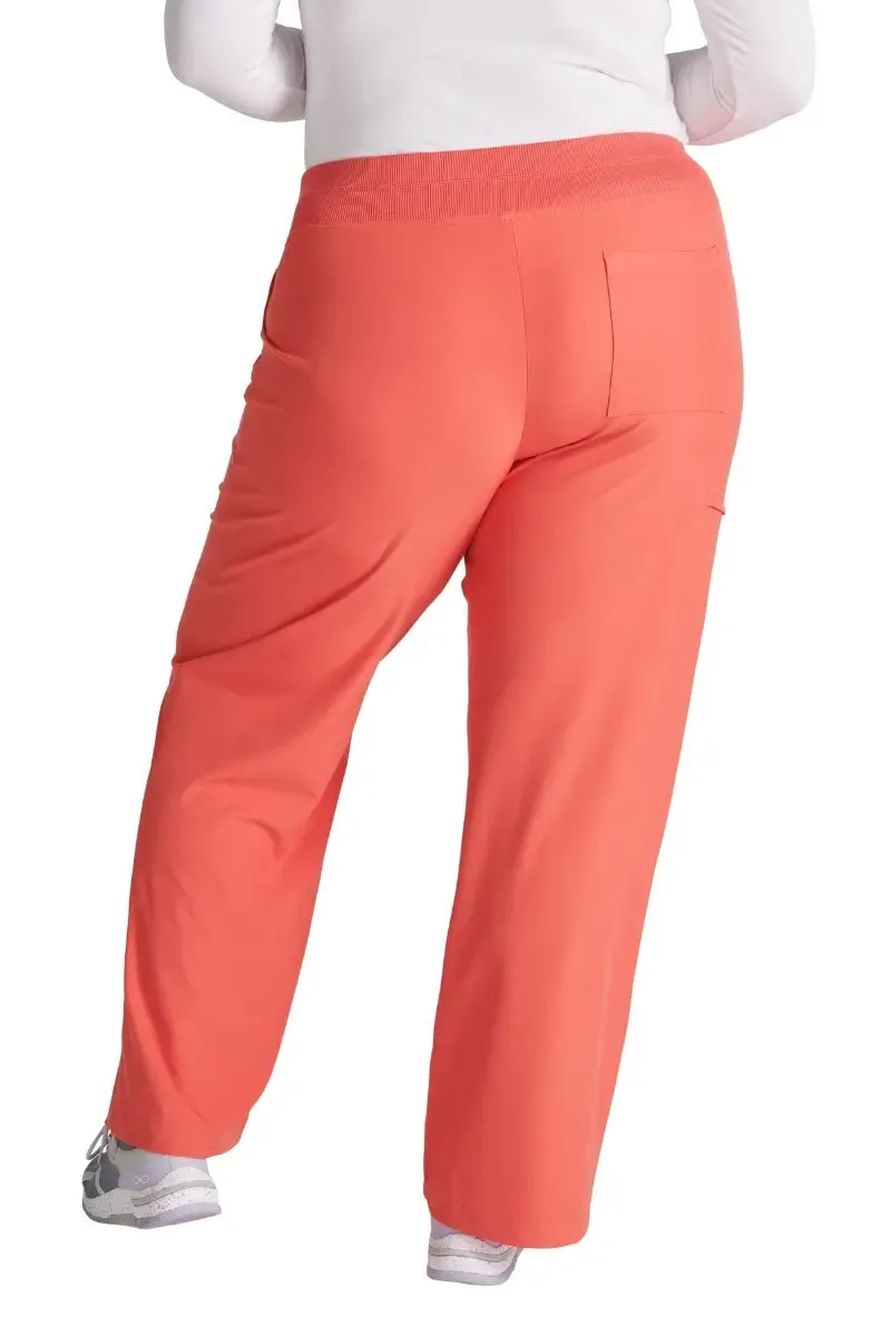 Allura Women's Wide Leg Scrub Pant | Cayenne