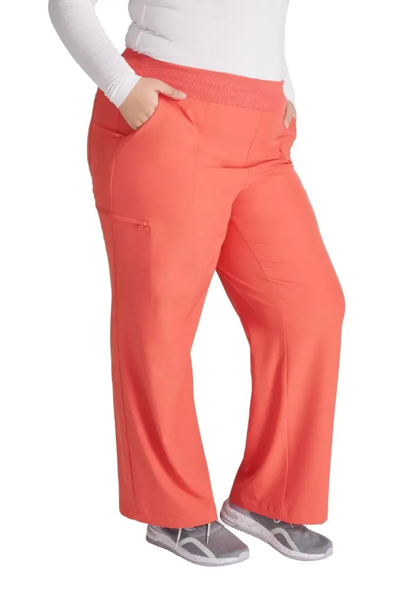 Allura Women's Wide Leg Scrub Pant | Cayenne