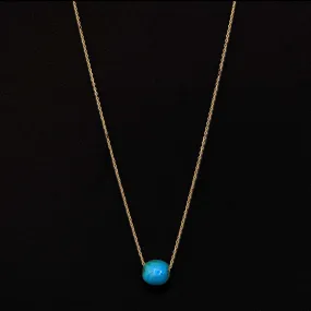 An Egyptian Faience Ball Bead Pendant, Middle Kingdom, ca. 2141 - 2122 BCE