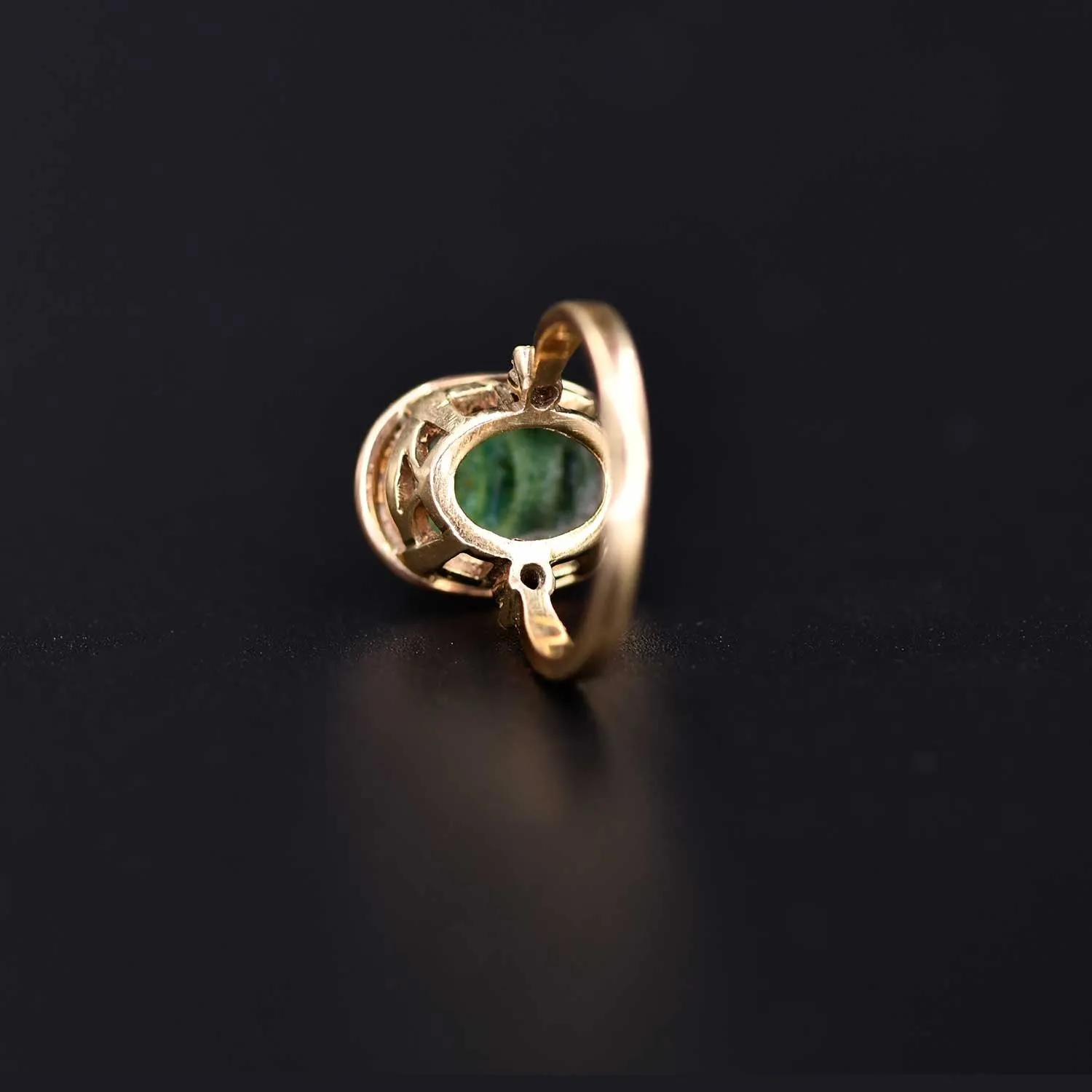 An Egyptian Green Glazed Faience Scarab, Amarna Period, ca. 1353 - 1336 BCE