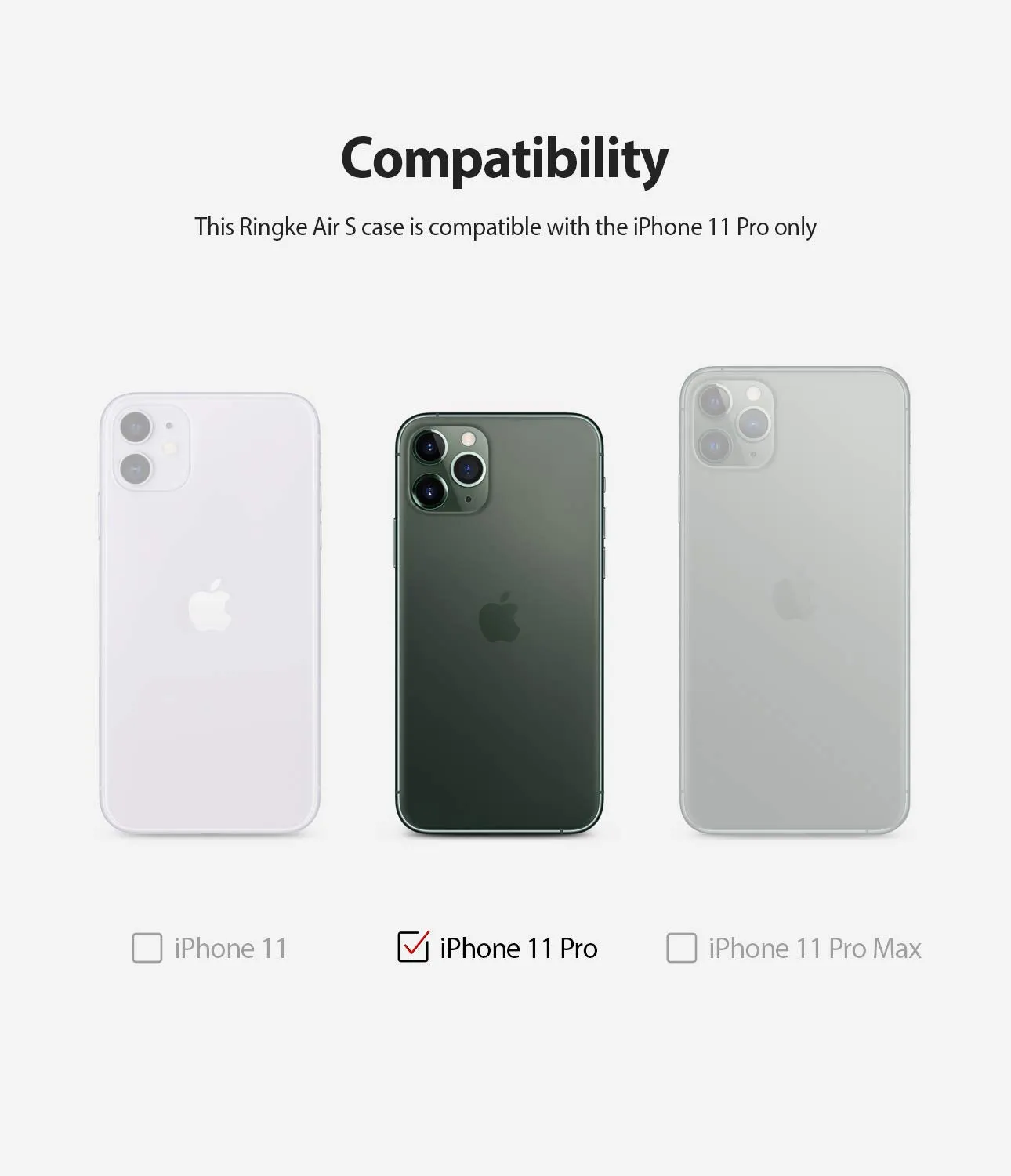 Apple iPhone 11 Pro Back Cover Case | Air S - Coral
