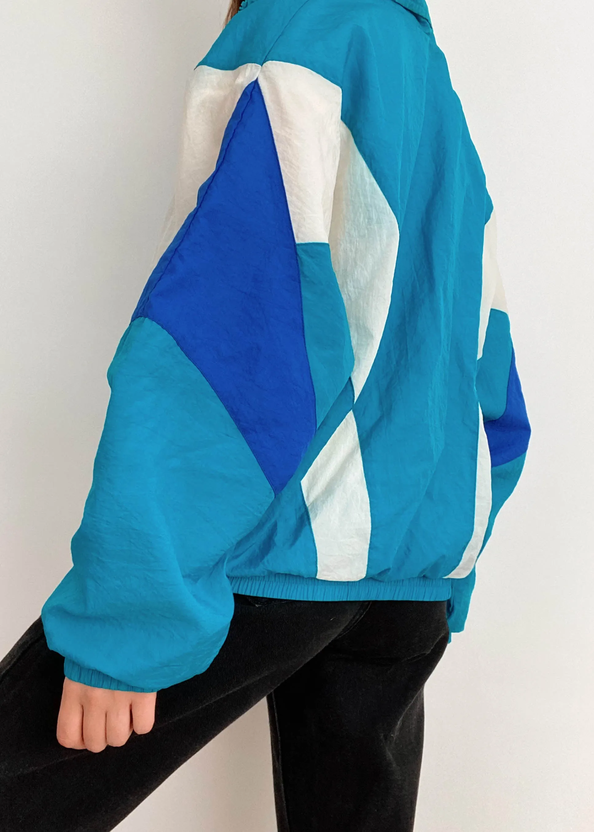 Aquamarine Reebok Windbreaker