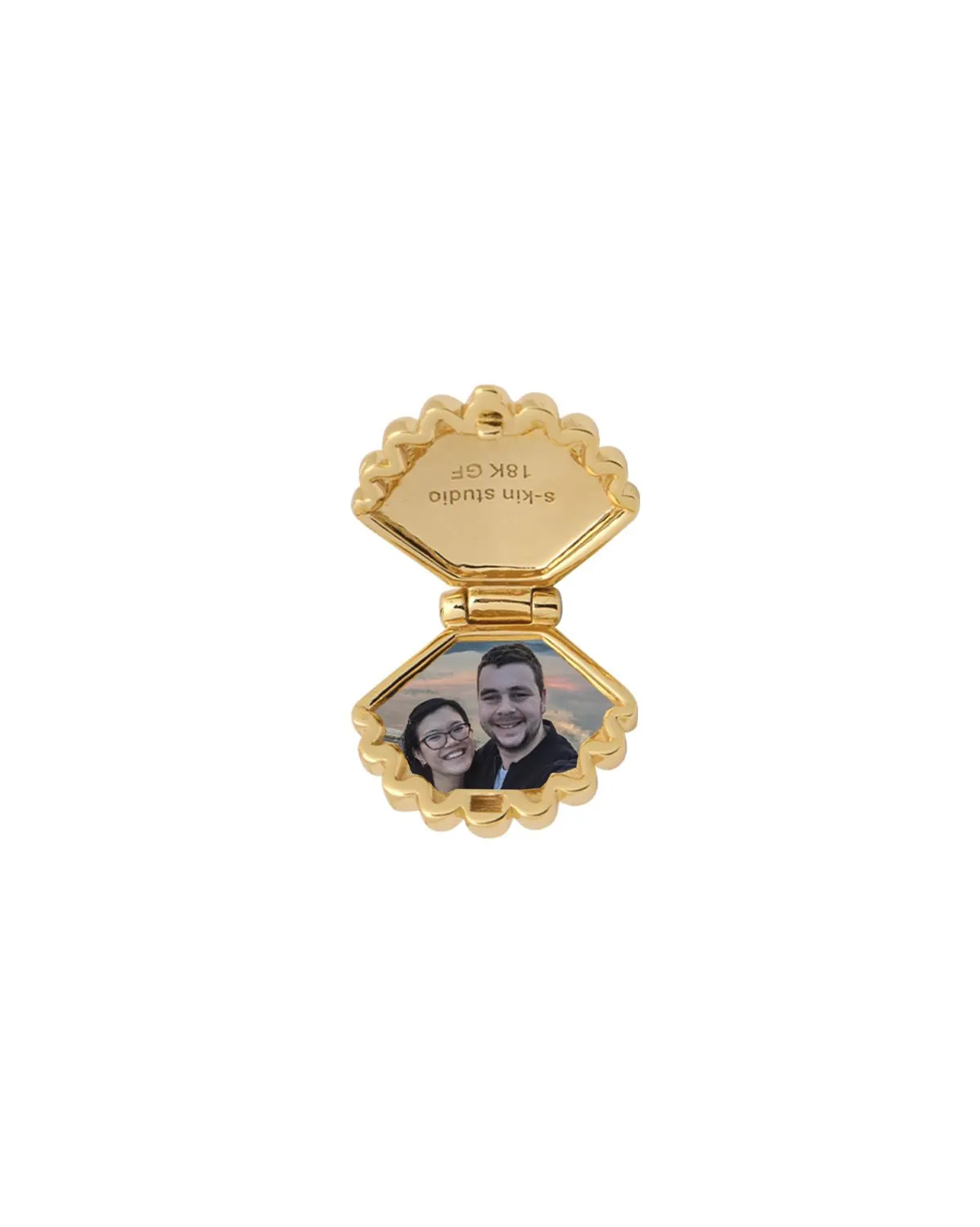 Ariel Shell Engravable Locket Necklace (PRE-ORDER)