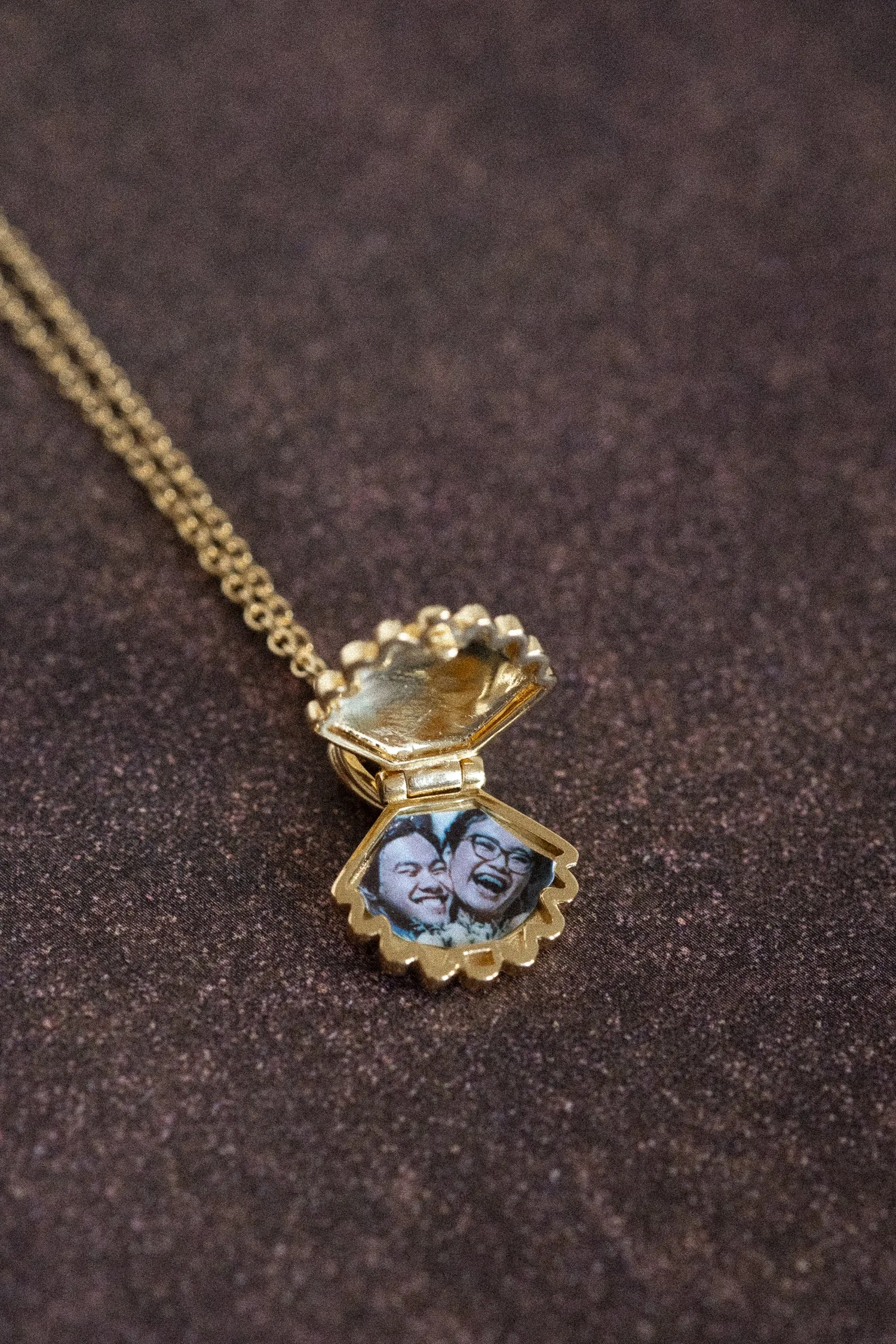 Ariel Shell Engravable Locket Necklace (PRE-ORDER)