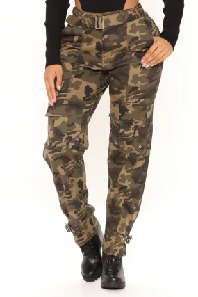 Atten-Hut Utility Cargo Pants - Camouflage