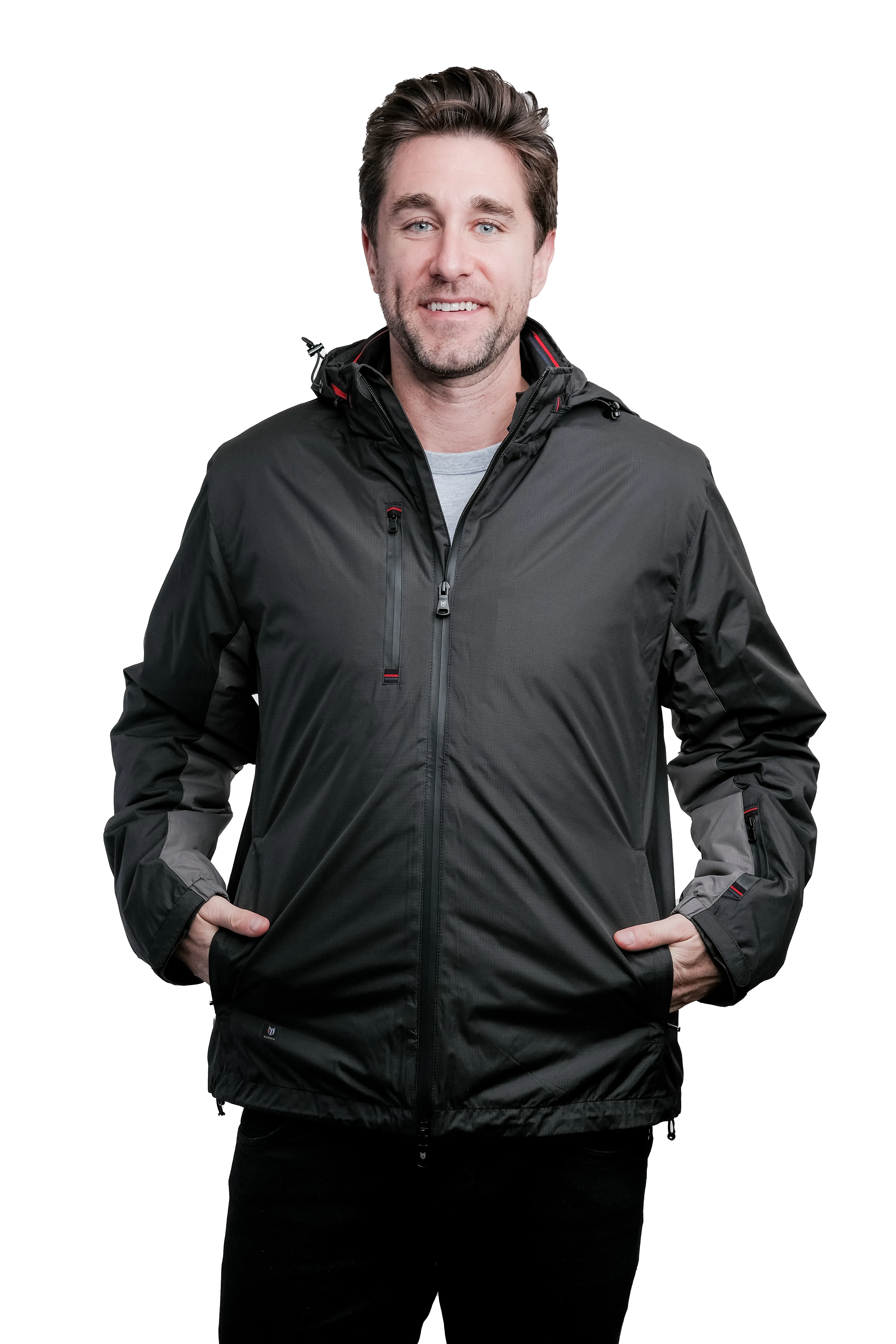 Balkan Black/Grey Men's 4-1 Jacket