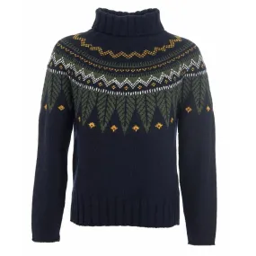 Barbour Hebden Ladies Knit - Navy