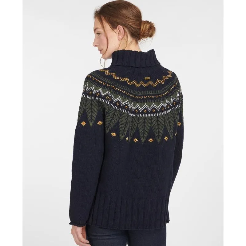 Barbour Hebden Ladies Knit - Navy