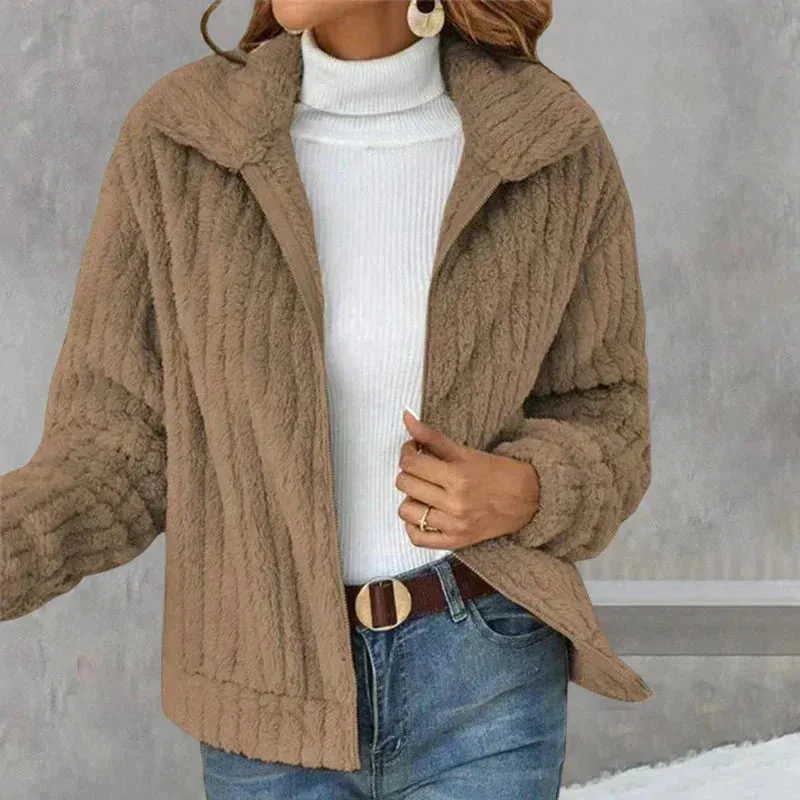 Beverly - Casual Plush Cardigan