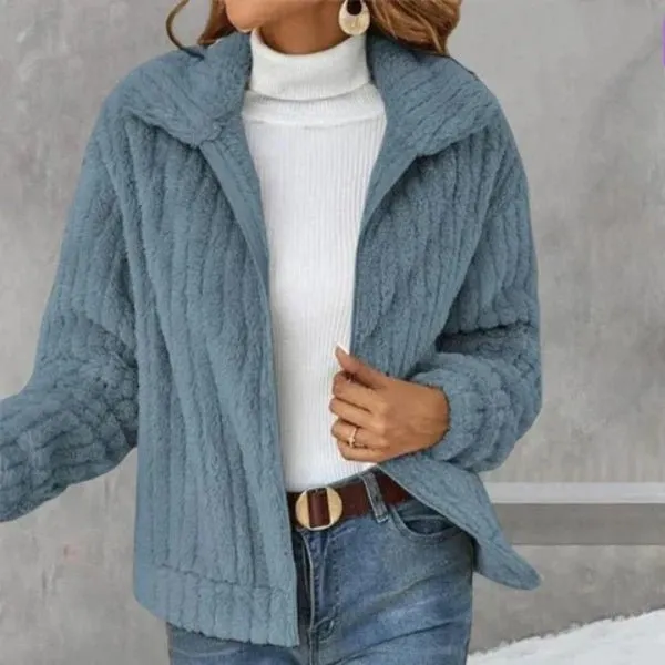 Beverly - Casual Plush Cardigan