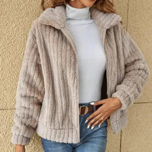 Beverly - Casual Plush Cardigan