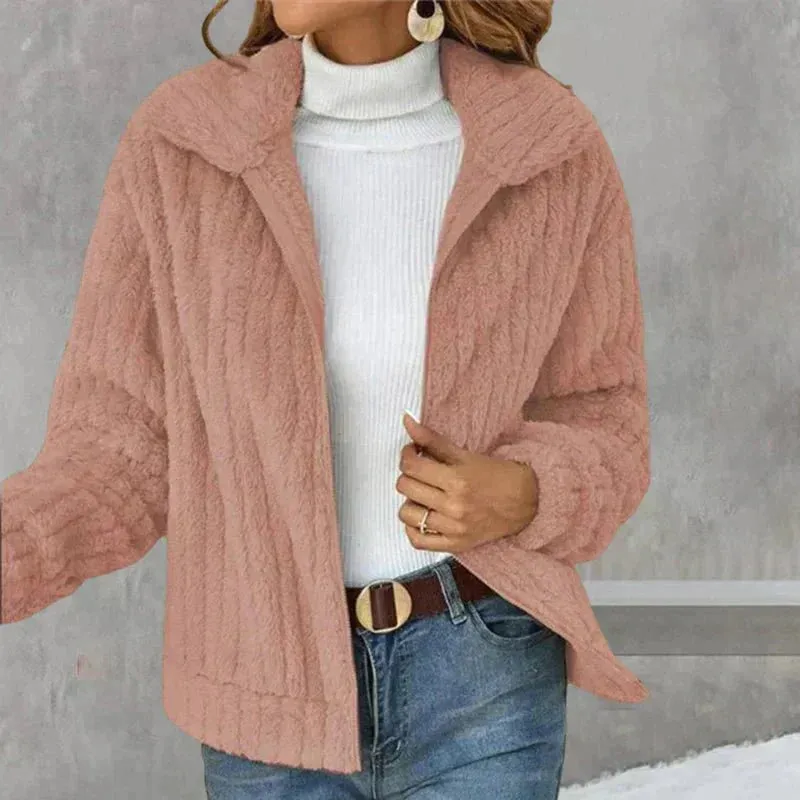 Beverly - Casual Plush Cardigan