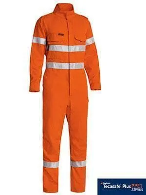 Bisley Workwear Tencate Tecasafe® Plus 580 Taped Hi Vis FR  Coverall BC8185T