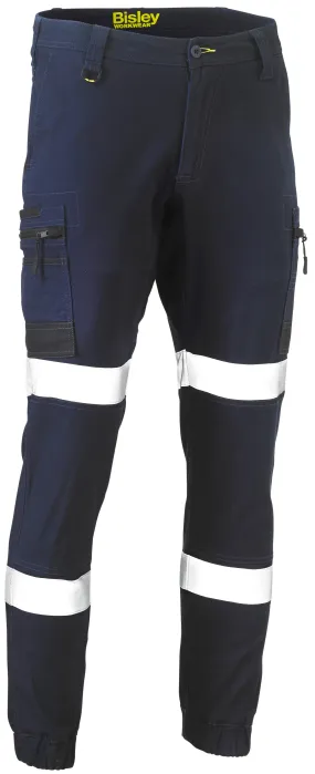 BPC6334T Bisley Flex & Move Taped Stretch Cargo Cuffed Pants - Stout