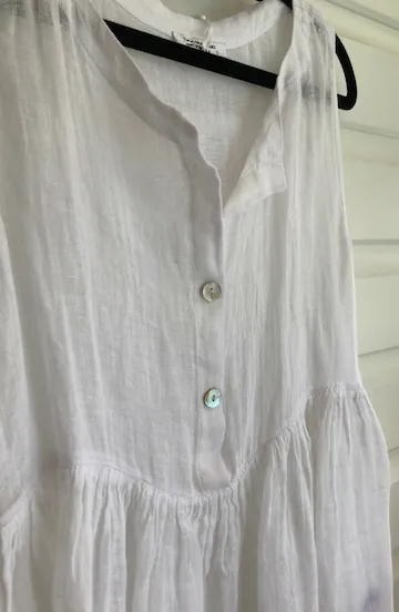 Bright Ladies Gauze Linen Tunic/Dress
