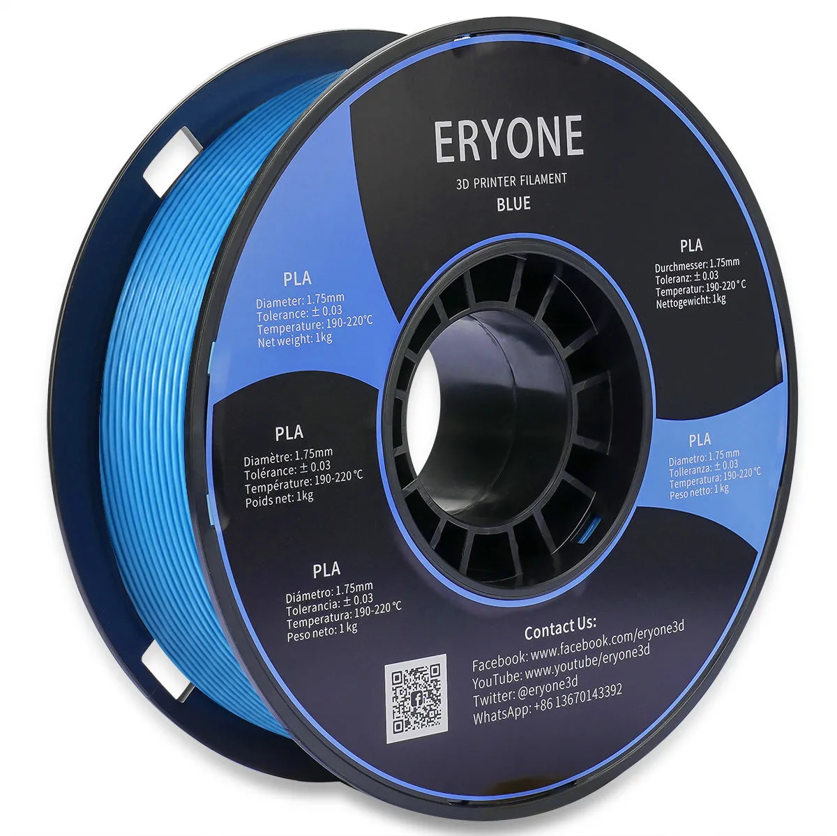 Bundle Sale- ERYONE PLA&Carbon Fiber PLA 3D Filament 1kg  FREE SHIPPING(MOQ:10 rolls,can mix color)