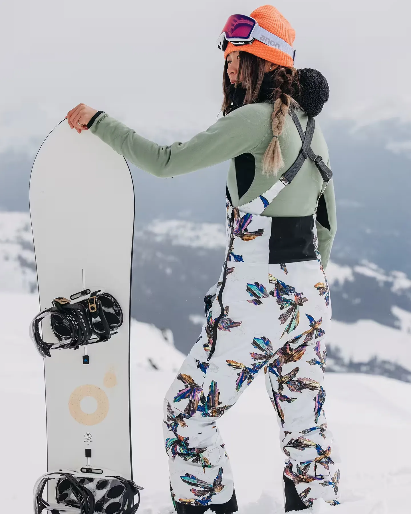 Burton Women's [ak]® Kimmy Gore-Tex 2L Bib Snow Pants - Stout White Crystals