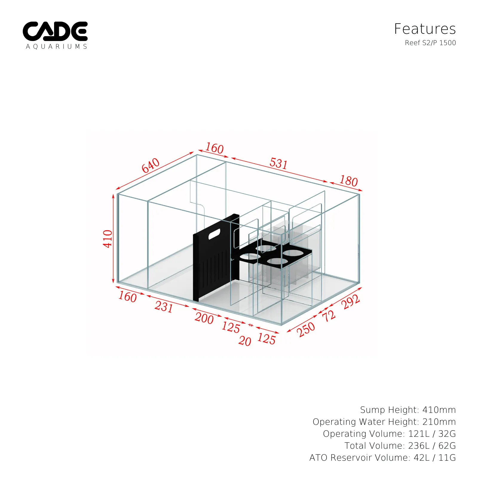 Cade Reef S2/P 1500