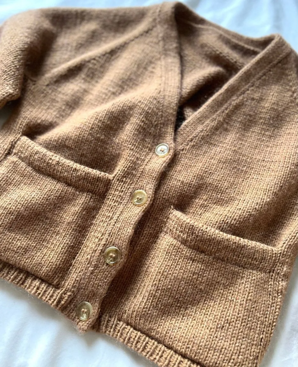 Capulus cardigan by Refined Knitwear, No 20   Silk Mohair knitting kit