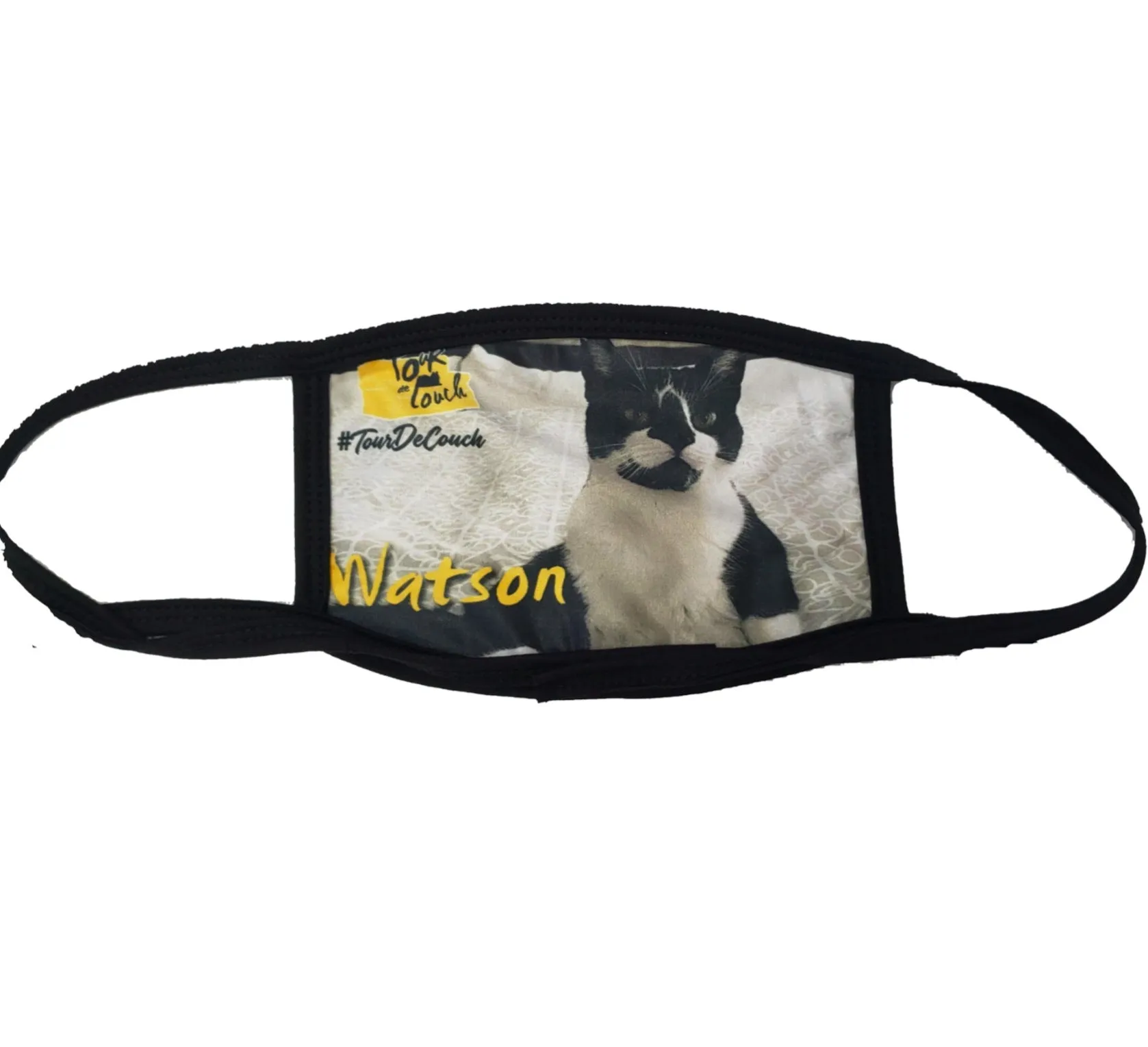 Cat Tour de Couch Cloth Face Mask