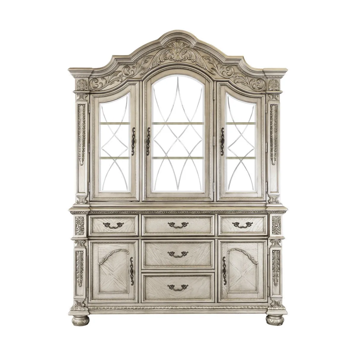 Catalonia Platinum Gold Buffet & Hutch