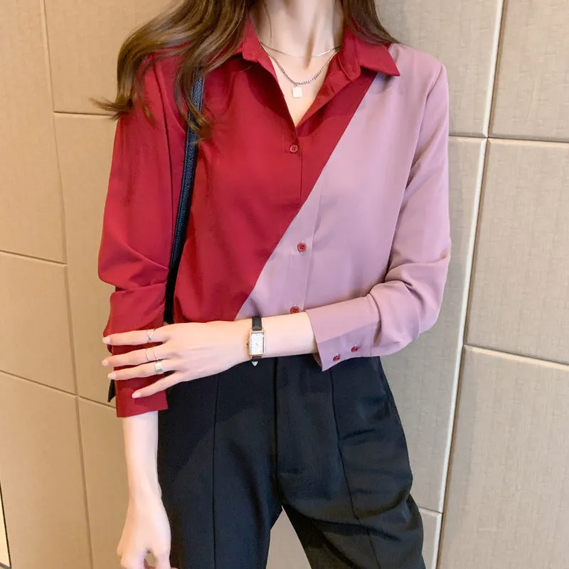 Chiffon Shirt Top Cardigan Shirt Bottoming Shirt Shirt