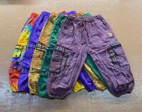 Cotton 7-Pocket Patchwork Capri Pants – Prepack of 5 Colors – Tie Dye