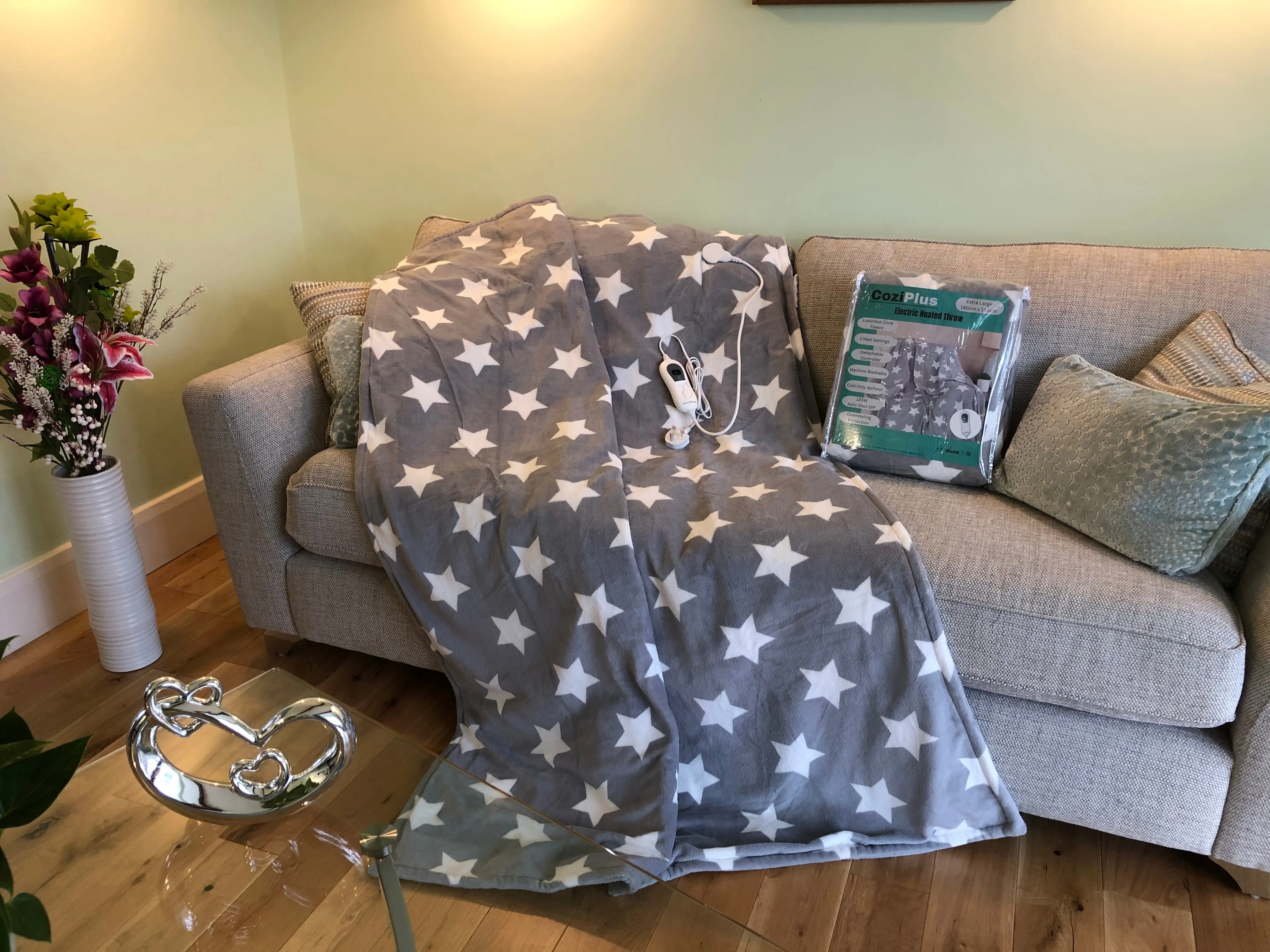 Coziplus Star Heated Throw