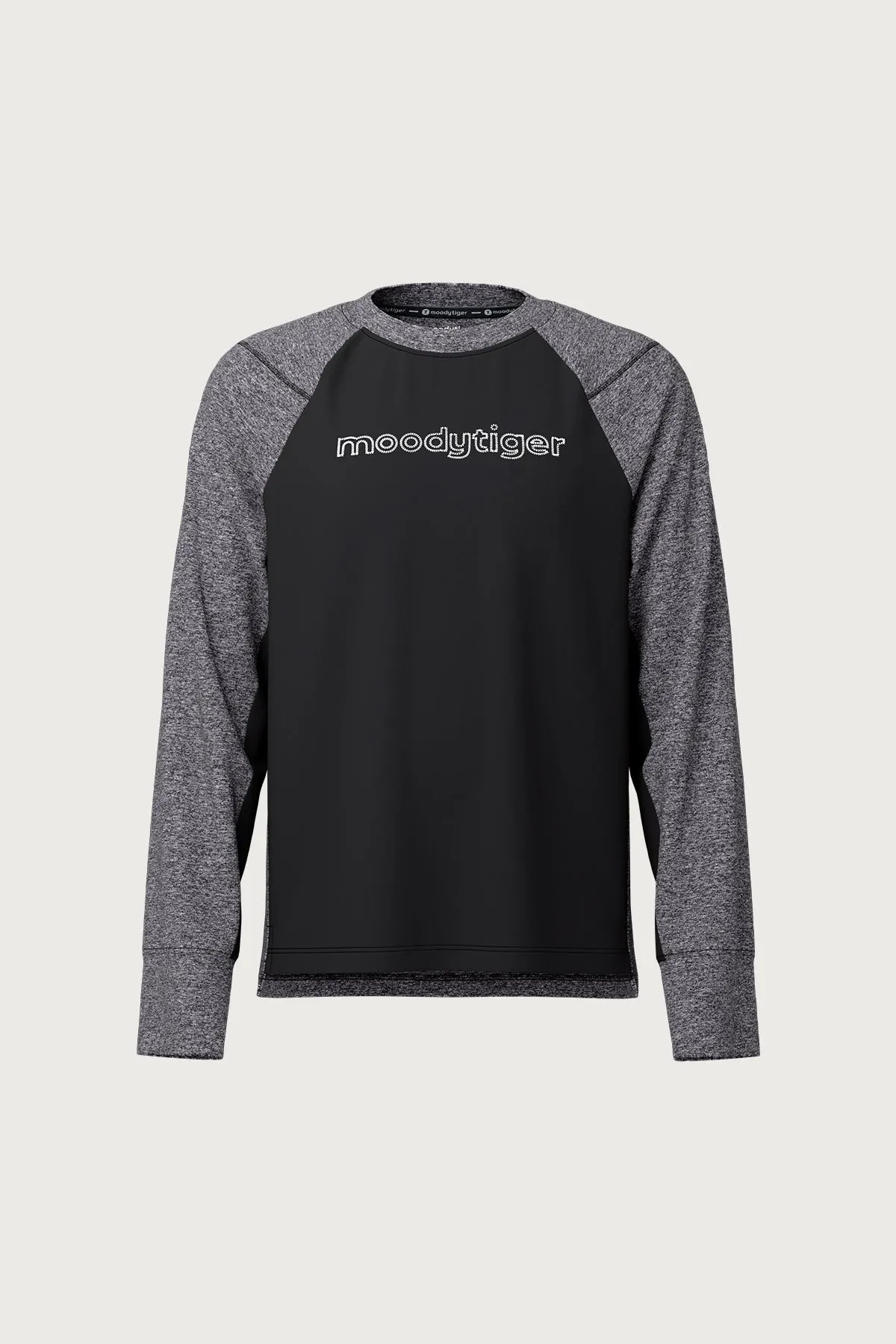 Crew Neck Raglan Sleeves Tee