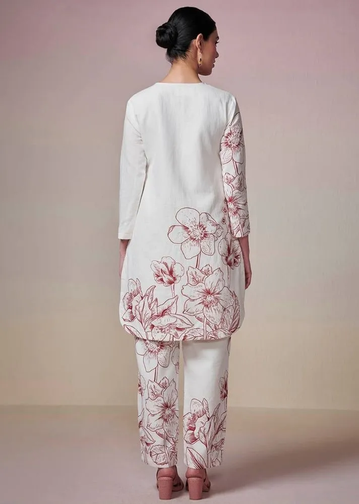 Crimson Petal Co-Ord Set